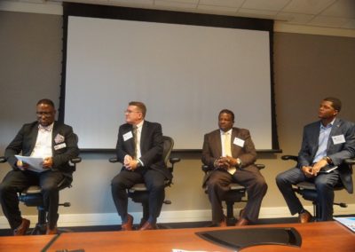 The “Access to Capital” Panel: Donal Mills, University of West Alabama, Hank Helton – Pathway Lending, Grover Brown – Community Enterprise Investments, Inc., Corey Green – Regions Bank